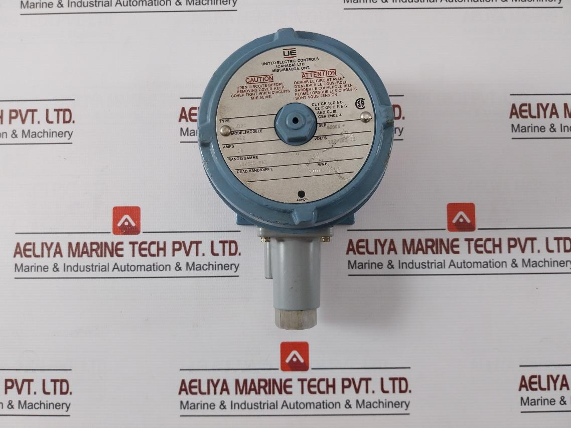 United Electric J120 Explosion-proof Pressure Switch 15/300 Psi 2000 Kpa