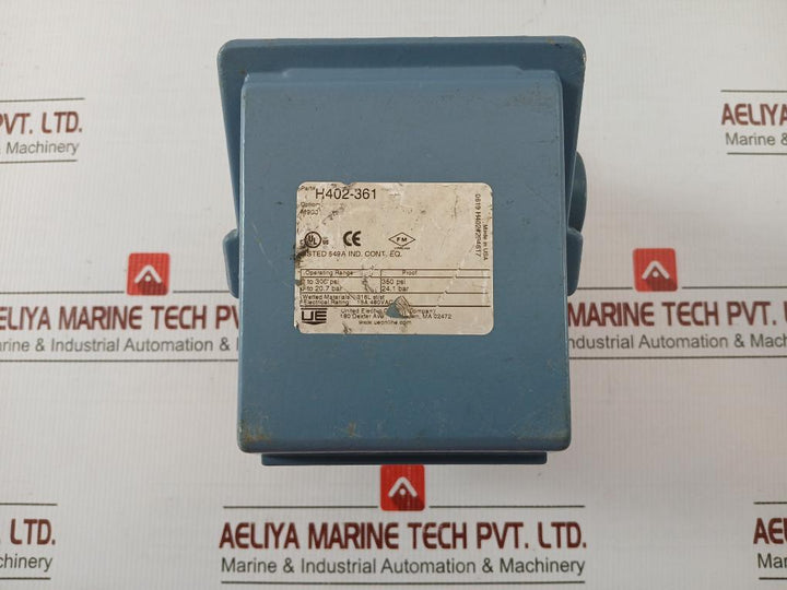 United Electric Pressure Control Switch H402-36