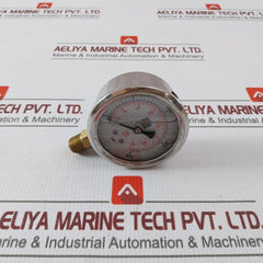 United Instrument 0-400 Psi Pressure Gauge 0-28 Bar 100Kpa