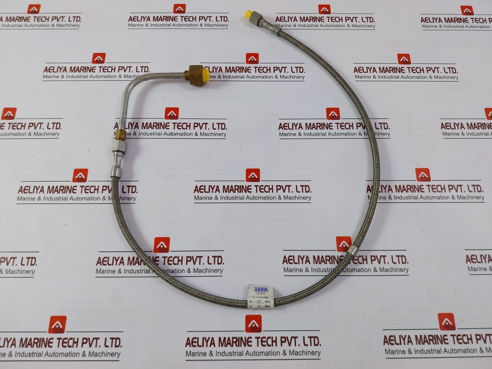 Unitor 305292 High Pressure Hose Ox With Elbow Water 60 Mpa