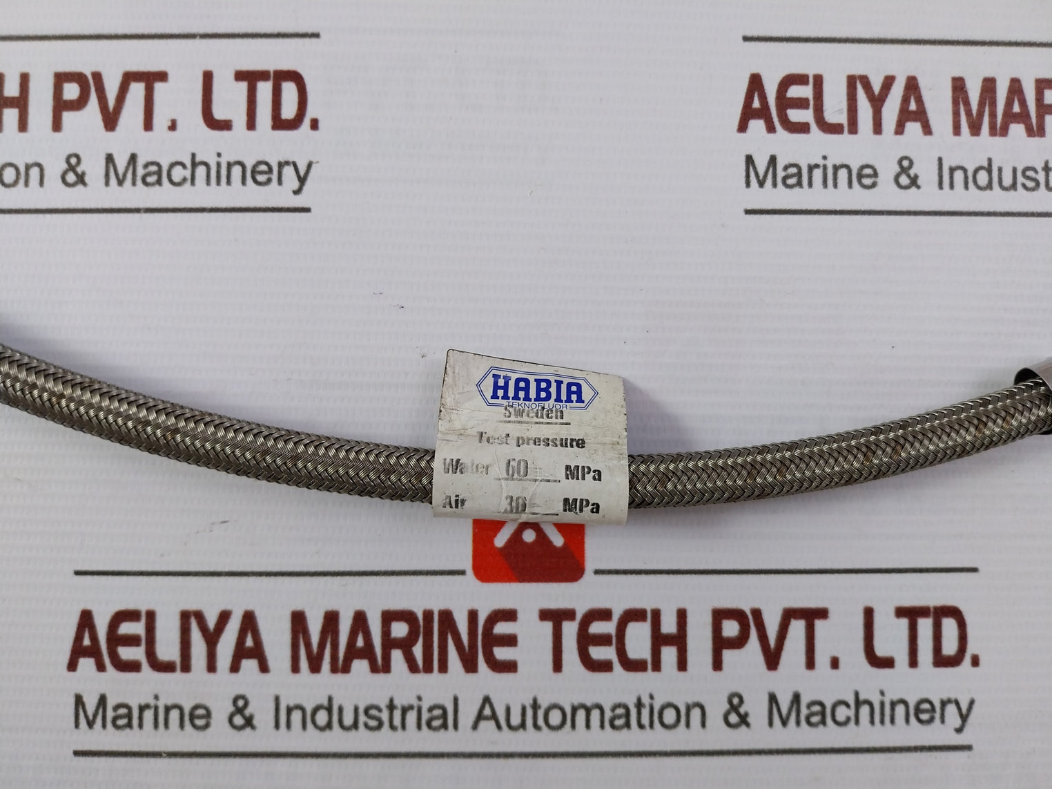 Unitor 305292 High Pressure Hose Ox With Elbow Water 60 Mpa