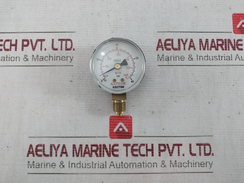 Unitor En562 Acetylene Oxygen Pressure Regulator 0-40 Bar