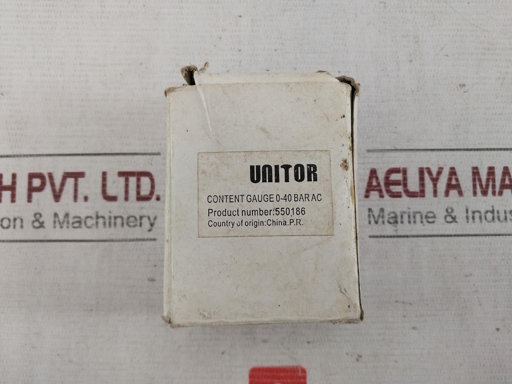 Unitor En562 Acetylene Oxygen Pressure Regulator 0-40 Bar