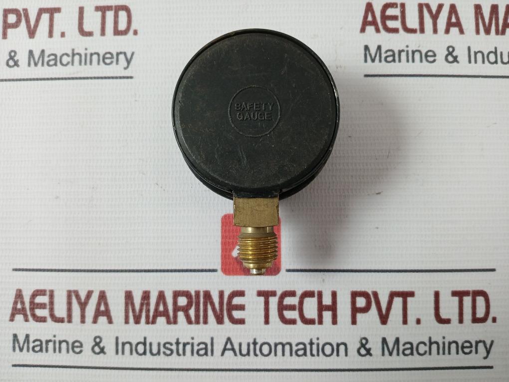 Unitor En562 Acetylene Safety Pressure Gauge 0 To 600 Lbf/In2 0-40 Bar