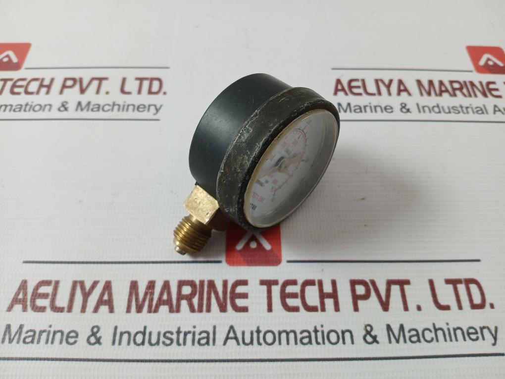 Unitor En562 Acetylene Safety Pressure Gauge 0 To 600 Lbf/In2 0-40 Bar