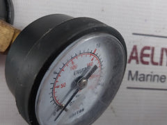 Unitor En562 Oxygen Safety Gauge 0-16 Bar 0-230 Lbf/In2