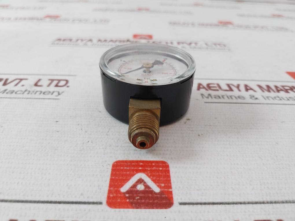 Unitor Ox 0-16 Bar Oxygen Working Gauge 171-550194 0-230 Lbf/In2