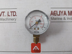 Unitor Ox 0-16 Bar Oxygen Working Gauge 171-550194 0-230 Lbf/In2
