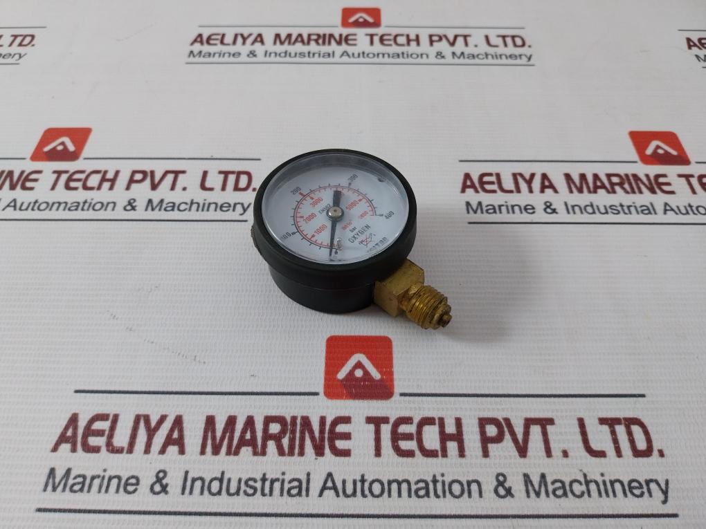 Unitor Oxygen Safety Gauge 0-400 Bar En562