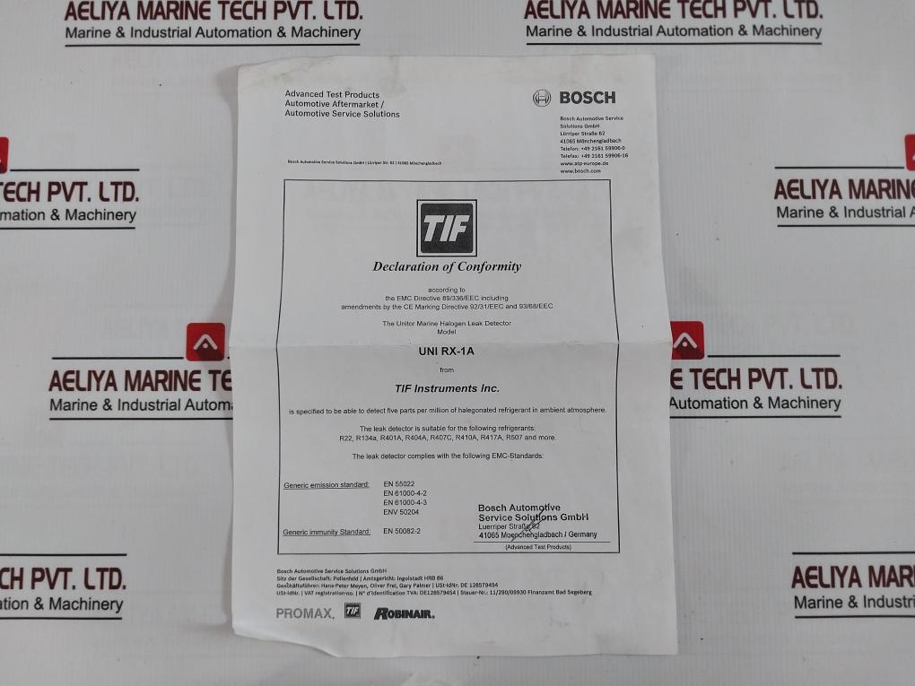 Unitor Unirx-1A Refrigerant Leak Detector 021612000282