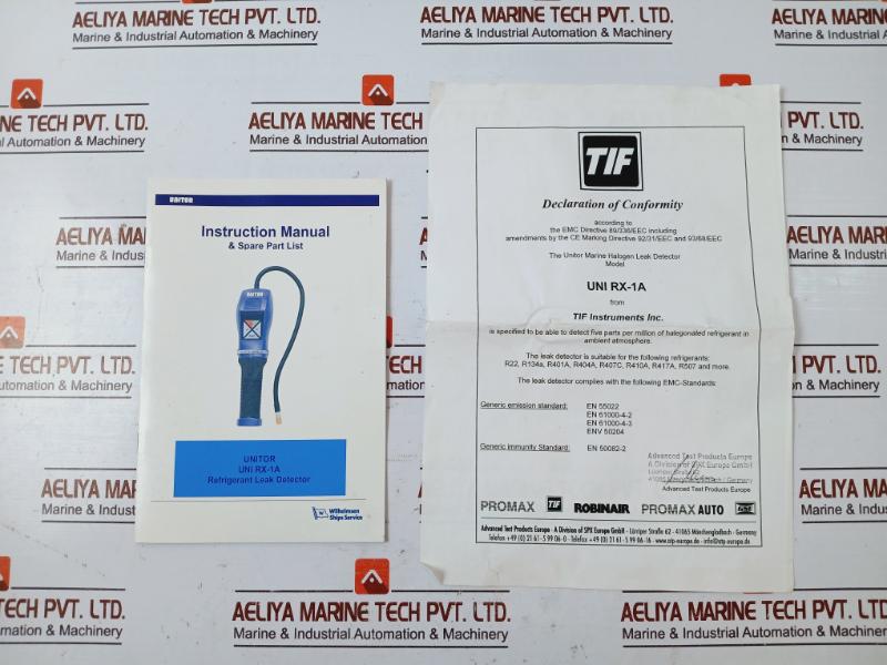 Unitor Unirx-1A Refrigerant Leak Detector R134A R12 And R22