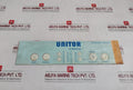 Unitor User Interface Panel Of Ultrasonic Cleaner F001635-001, 0079