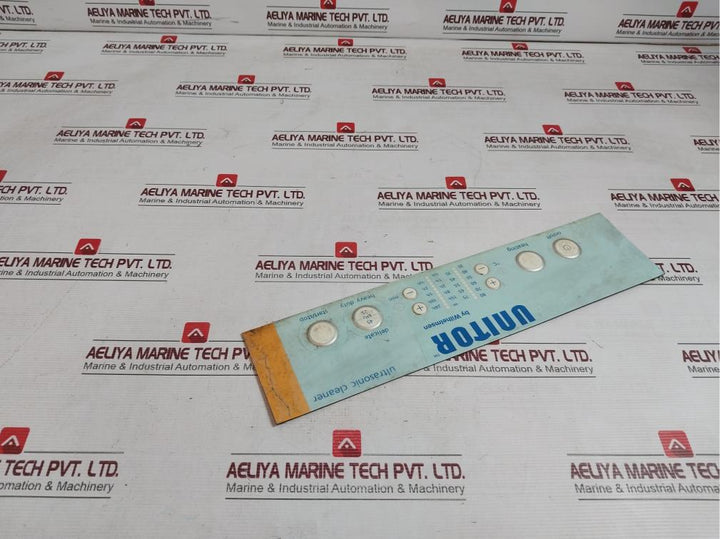 Unitor User Interface Panel Of Ultrasonic Cleaner F001635-001, 0079
