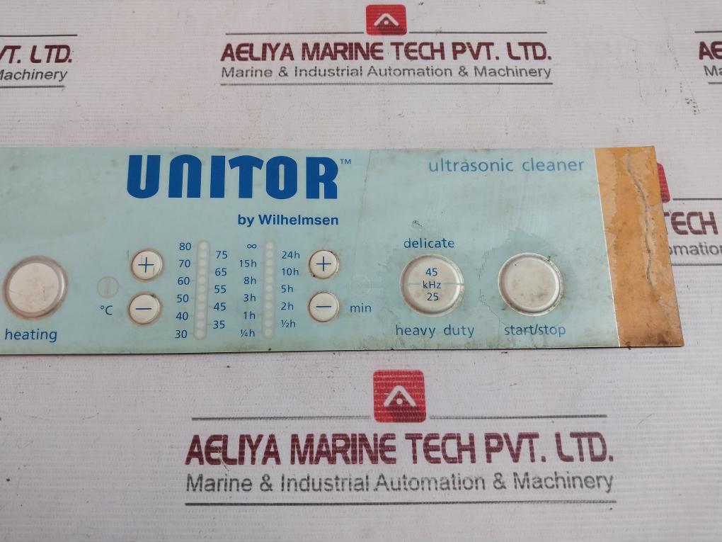 Unitor User Interface Panel Of Ultrasonic Cleaner F001635-001, 0079