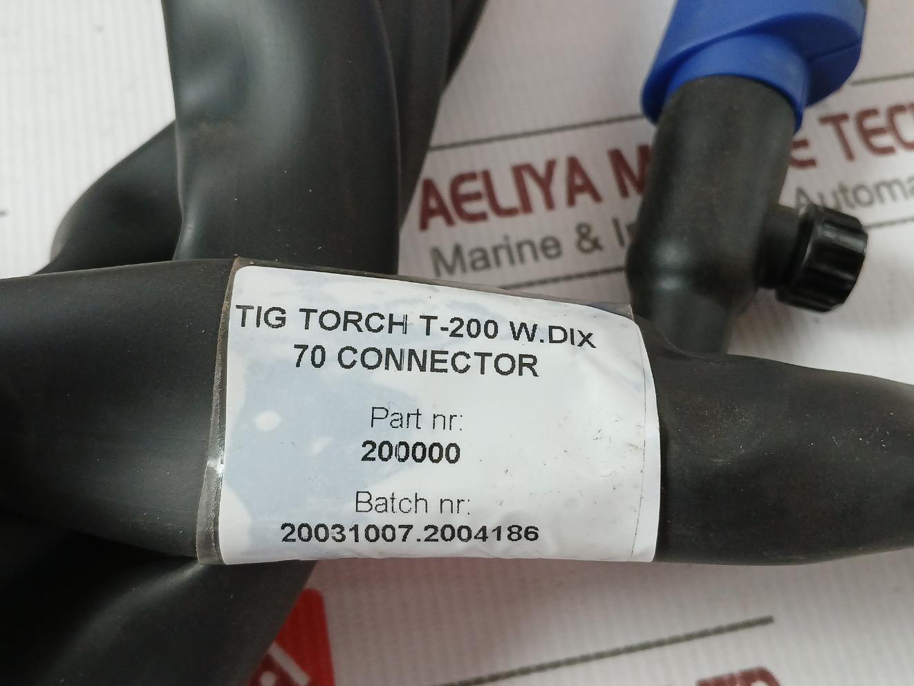 Unitor 200000 Tig Torch T-200 W.Dix 70 Connector