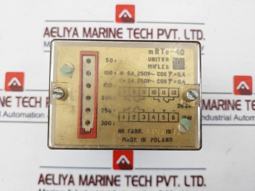 Unitra Miflex Mrte-40 Time Relay