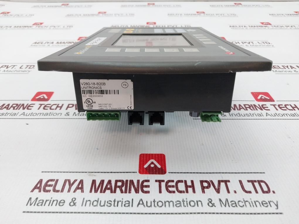 Unitronics V280-18-b20b Plc Hmi Operator Panel Ver 2.03 B00
