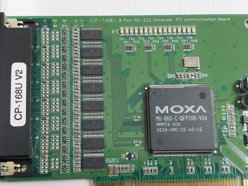 Universal Pci Communication Board Cp-168U V2 8-port Moxa