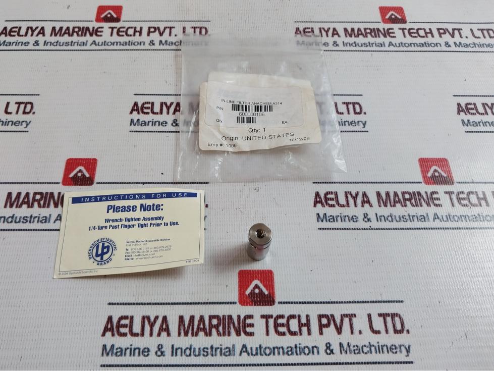 Upchurch Scientific 600000106 In-line Filter