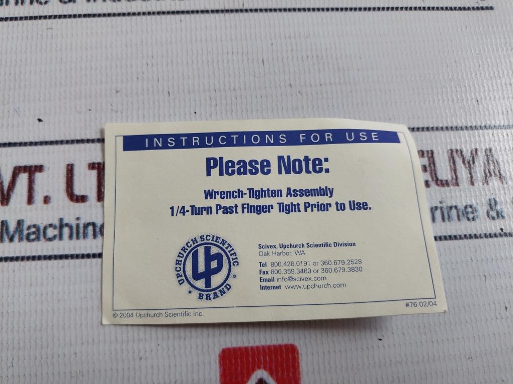 Upchurch Scientific 600000106 In-line Filter