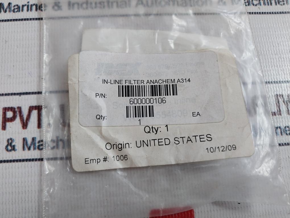 Upchurch Scientific 600000106 In-line Filter