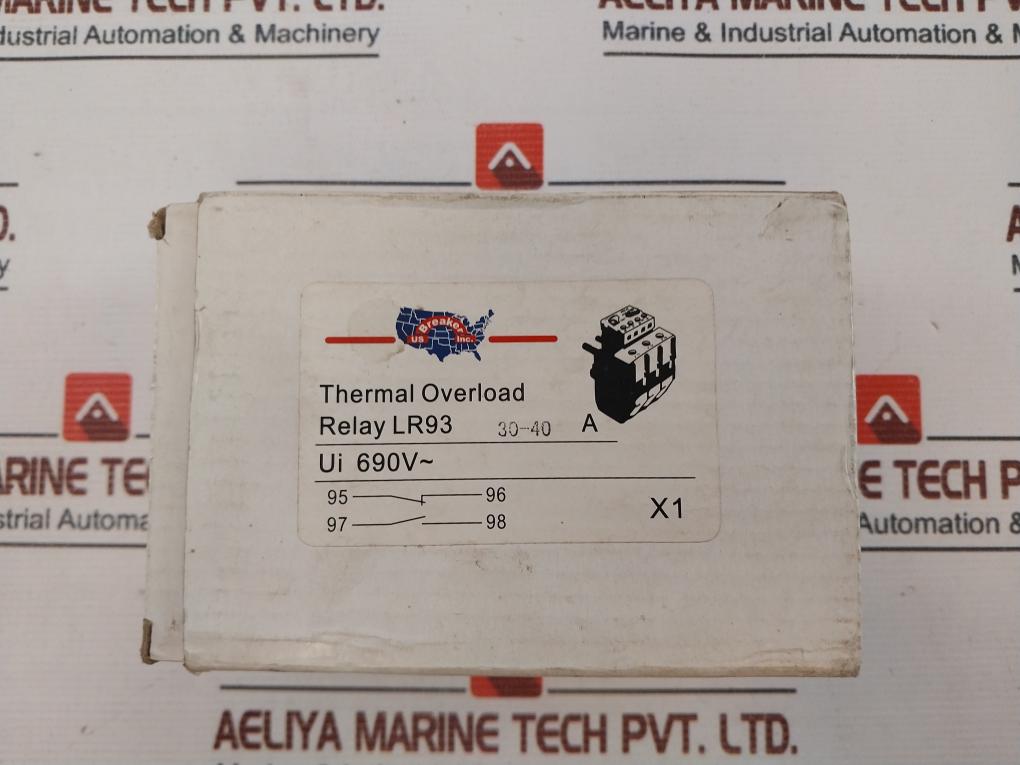 Us Breaker Lr93 Thermal Overload Relay 10A 690V