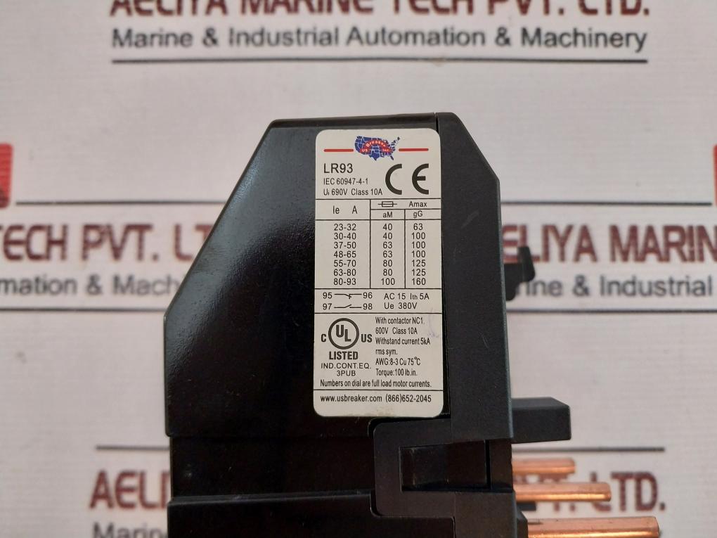 Us Breaker Lr93 Thermal Overload Relay 10A 690V