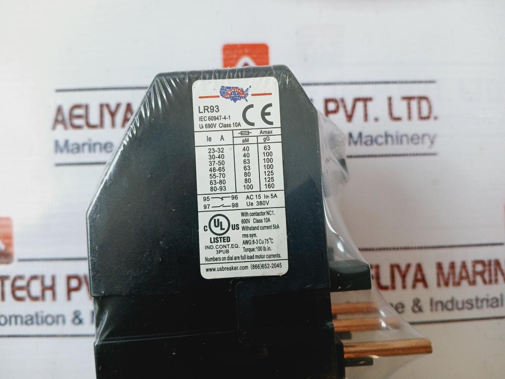 Us Breaker Lr93 Thermal Overload Relay With Nc1 Contactor