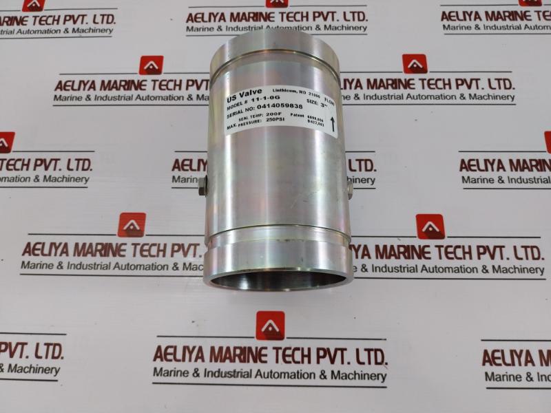 US Valve 11-1-0G Valve 3" Max Temp 200°F 250PSI