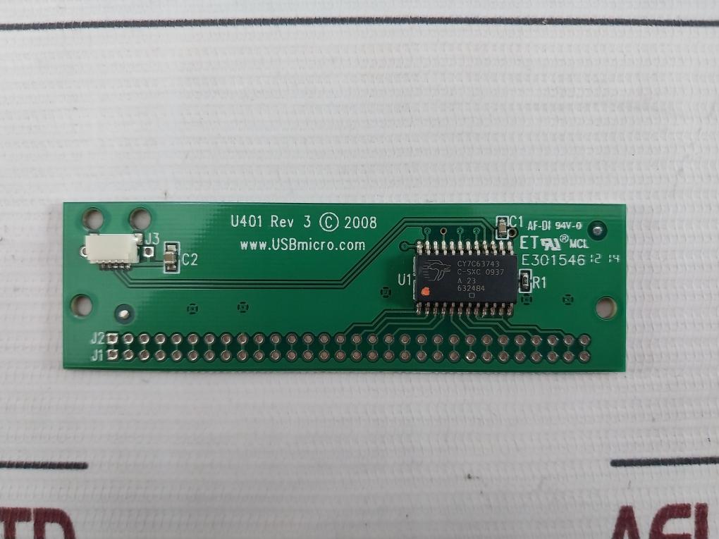 Usb I/O Interface U401 Versatile Pcb W/ Cable 94V-0 Rev:3 2 Meter