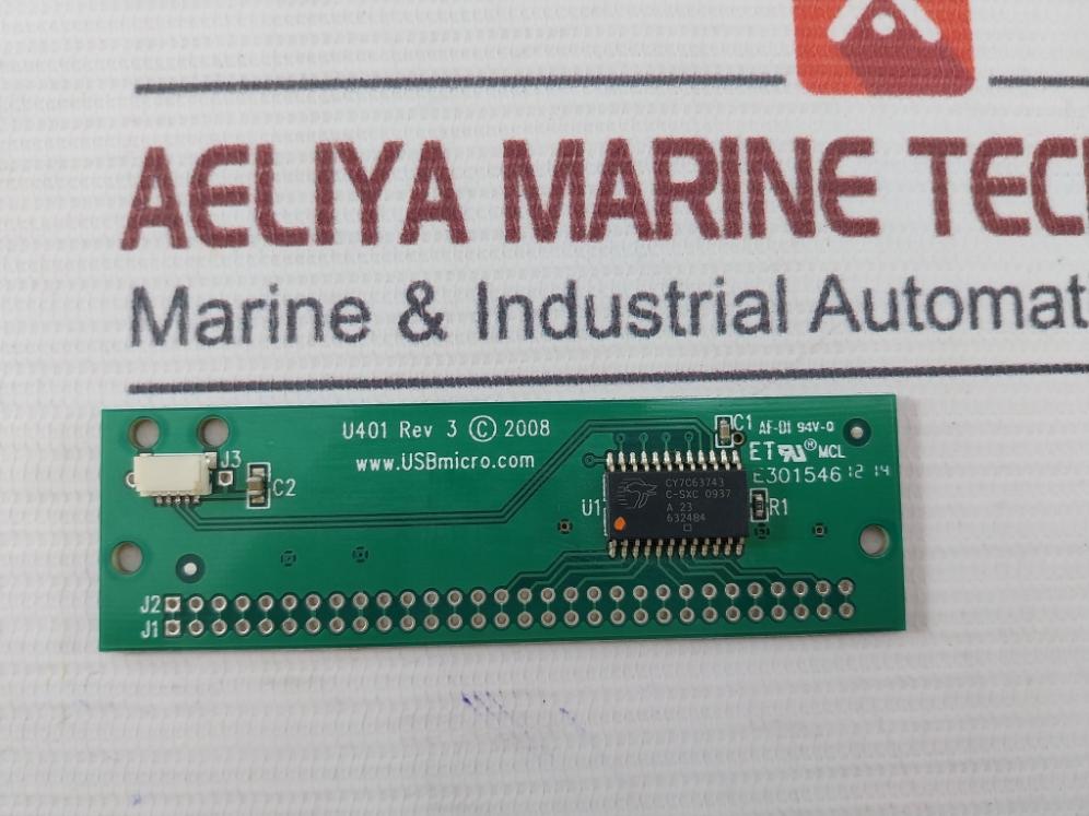 Usb Micro/Herwell U401 Usb Interface Pcb Board With Cable E301305 30V Rev: 3 