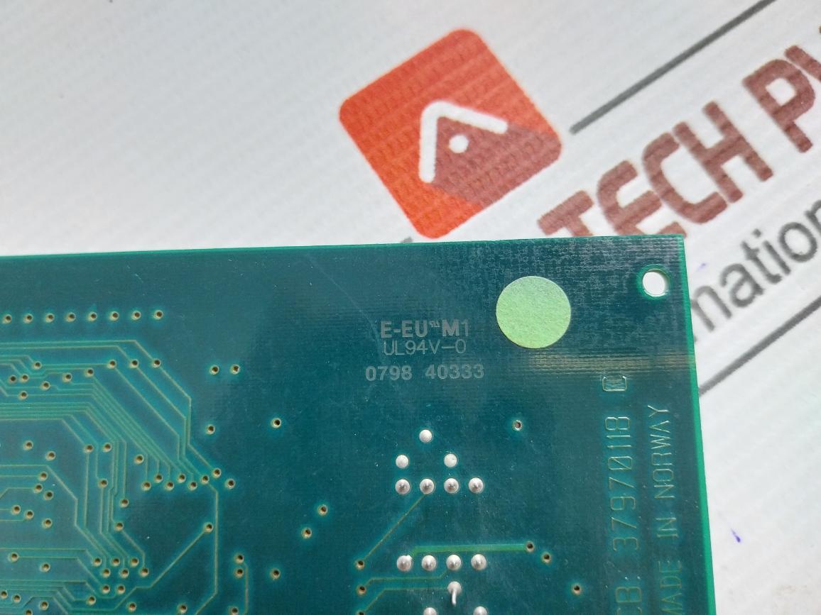 Used Condition Analog Input Pcb Kongsberg 37970092 B