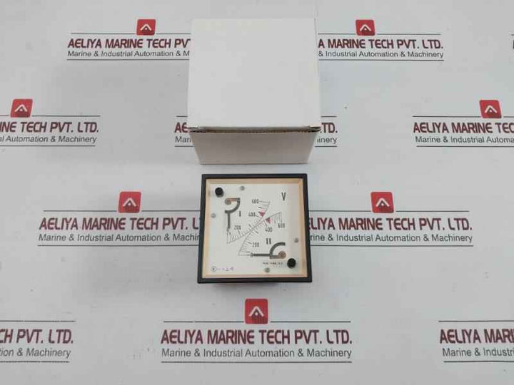 Used Condition Double Voltmeter 0-600 V Semco