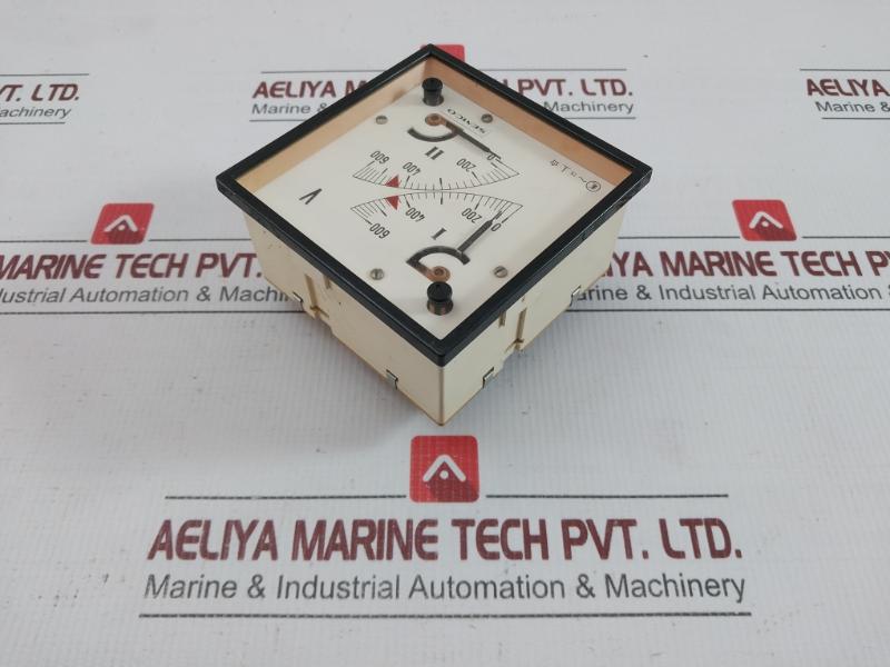 Used Condition Double Voltmeter 0-600 V Semco