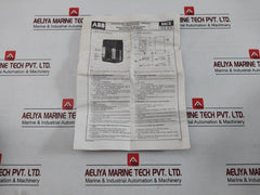 Used Condition Motor Protection Circuit Breaker Sh 125 Abb 50-60 Hz 660V