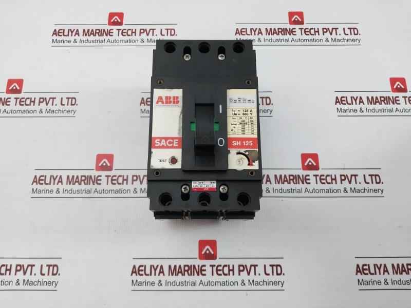 Used Condition Motor Protection Circuit Breaker Sh 125 Abb 50-60 Hz 660V