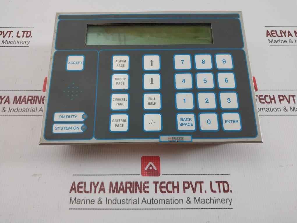 Used Condition Operator Interface Panel Praxis Automation 24V