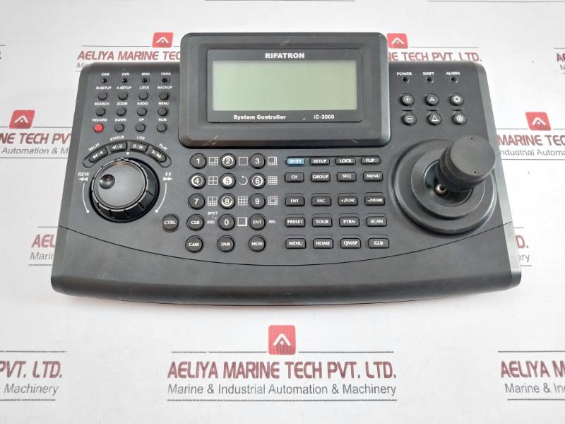 Used Condition Rifatron Cyber Cctv Keyboard Security System Controller 12Vdc 1A Ic-3000