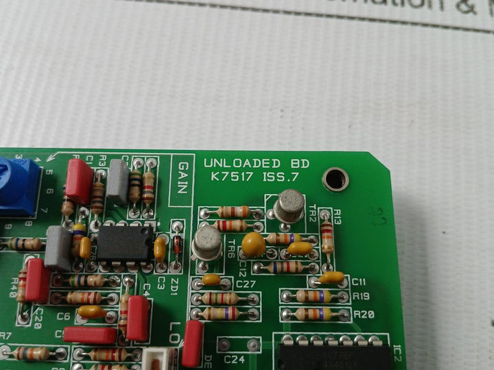Used Condition Ultrasonic Point Level Liquid Switch Pcb Module K7517 Iss.7