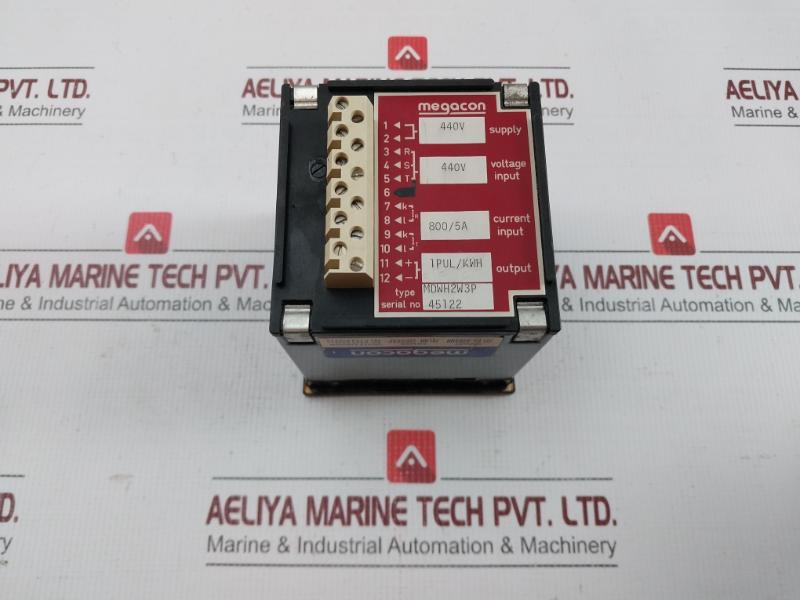 Used Kilowatt-hours Meter Mdwh2W3P Megacon Input-440V