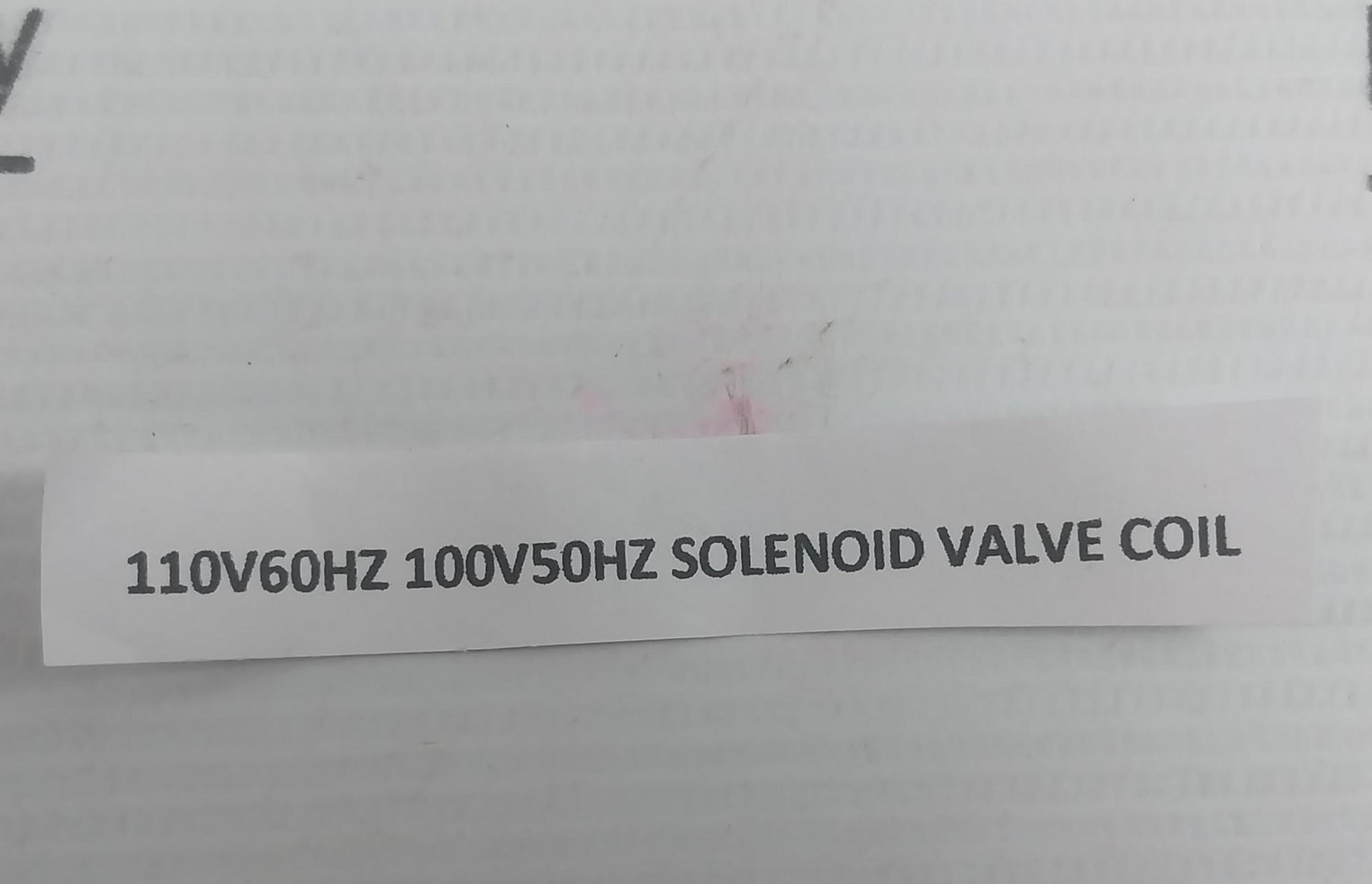 Used Solenoid Valve Coil 110V60Hz