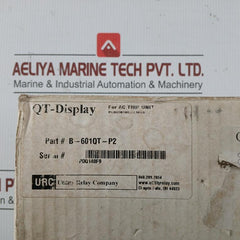 Qt Display For Ac Trip Unit Set B-601Qt-p2 Utility Relay Company 690V