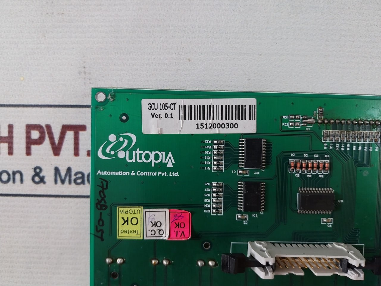 Utopia Gcu 105-ct Controller Unit Rev.03