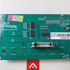 Utopia Gcu 105-ct Generator Controller Printed Circuit Board Unit Ver.0.2