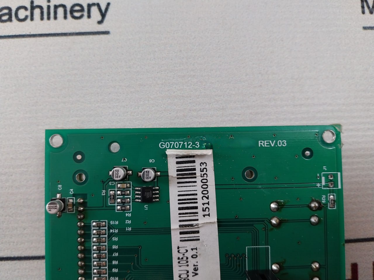 Utopia Gcu 105-ct Pcb Generator Controller Unit Ver 0.1 Rev 03