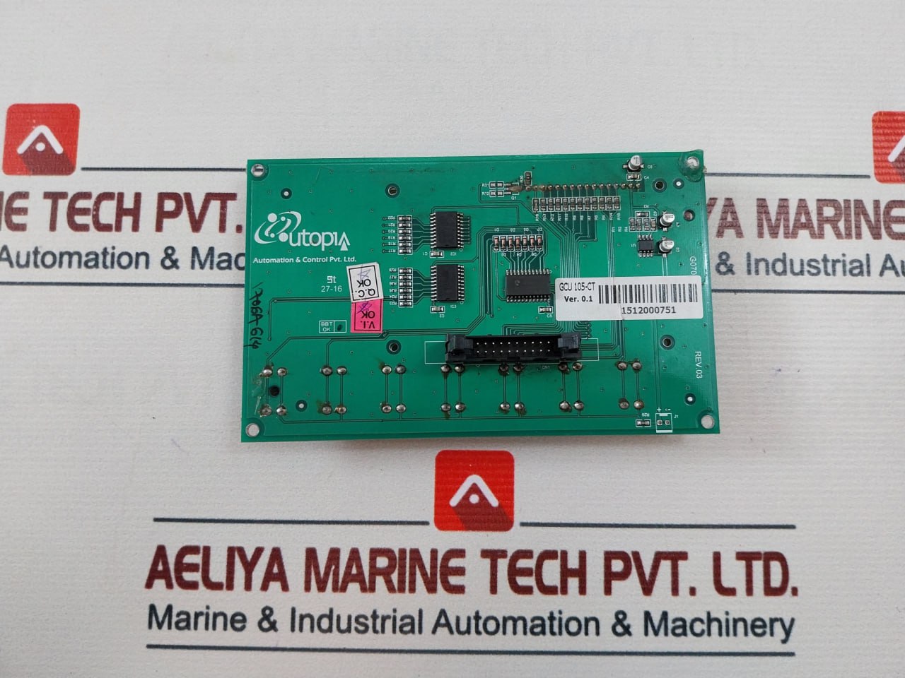 Utopia Gcu 105-ct Pcb Generator Controller Unit Ver 0.1 Rev 03