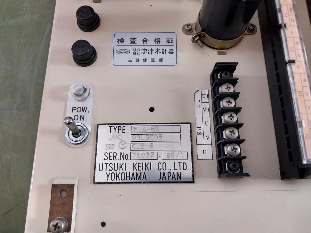 Utsuki Keiki Mia-g3 Control Base Unit 93Lg005, Pb-153-r, Mdk311V-0