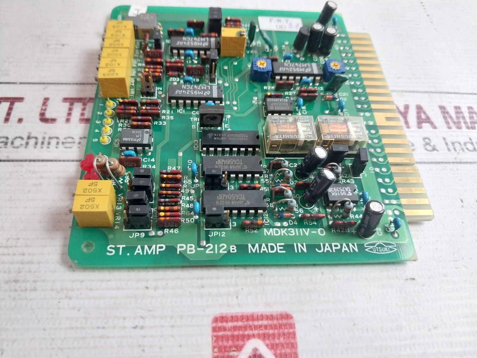 Utsuki Mia-g2.G3 Control Base Unit 93Lg004.005 Mdk311V-0/Mdk311V-o Pb-212 B