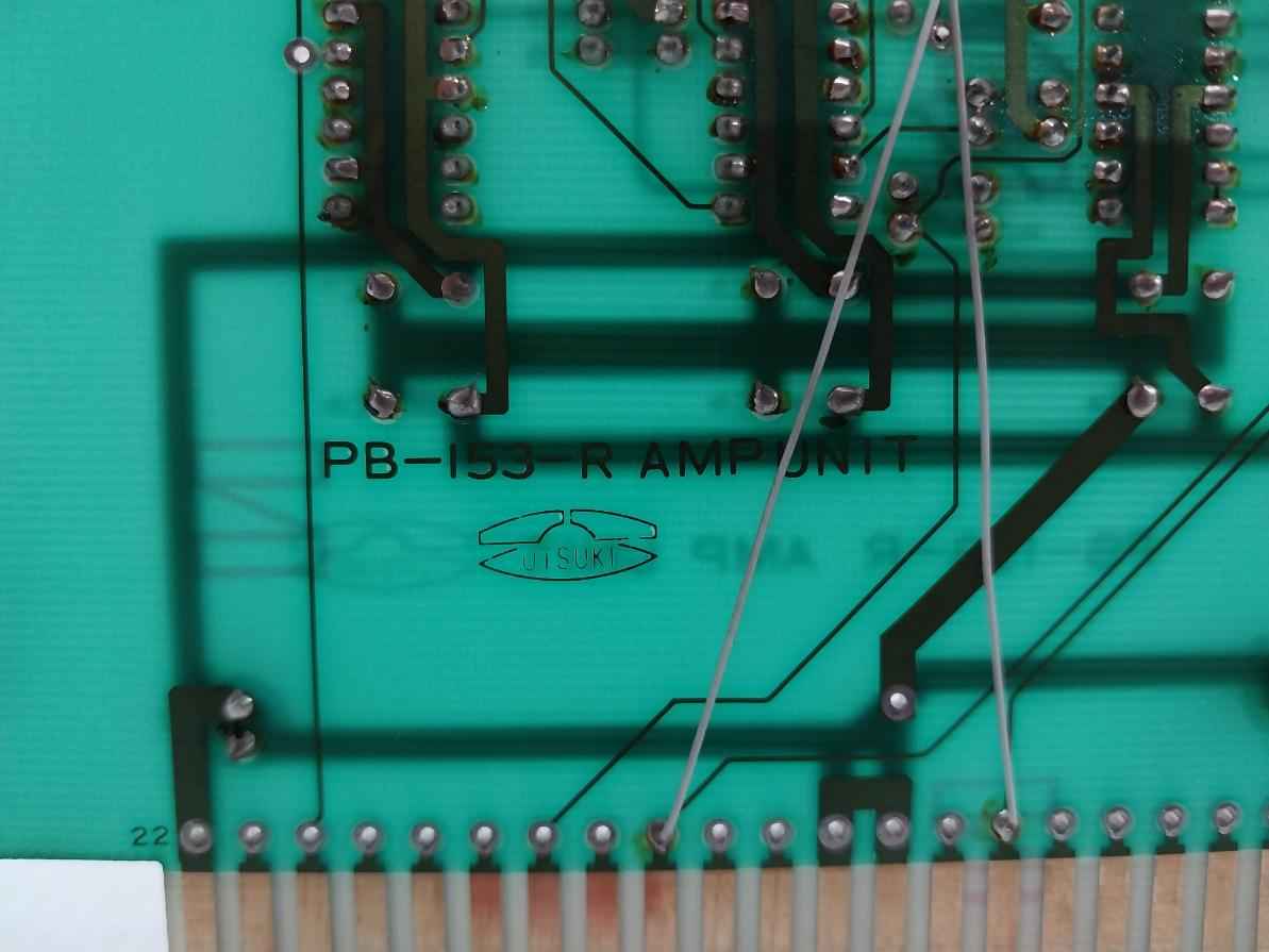 Utsuki Pb-153-r Amp Unit Printed Circuit Board Card