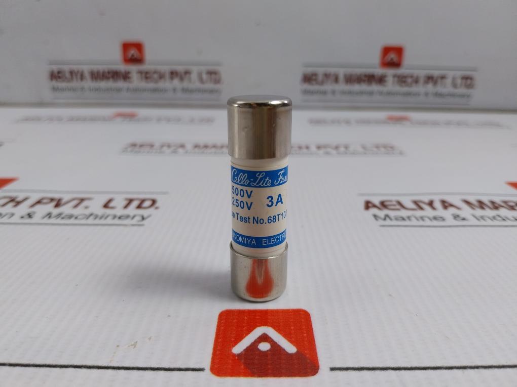Utsunomiya-Electric-Dcl20-Acl50-500-Vac-3A-Uc1-Cello-lite-Fuse-Lot-Of-2X-209348-4